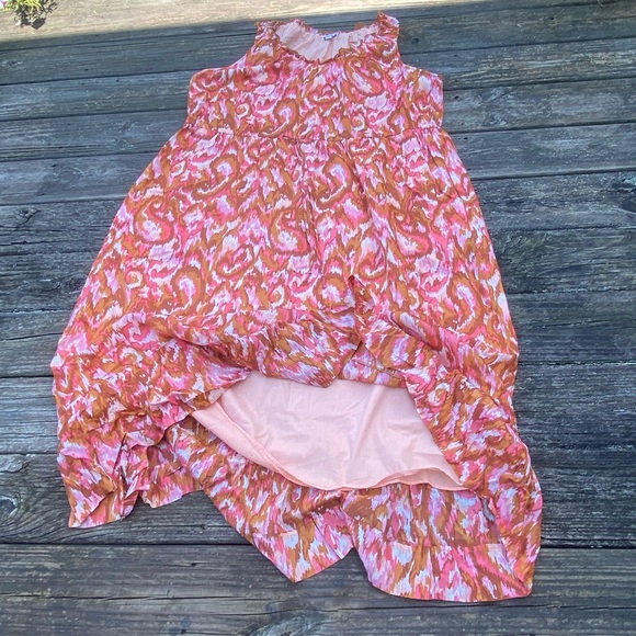 Isaac Mizrahi live Maxi Sundress sz 2X orange peach pink sleeveless - Picture 6 of 14